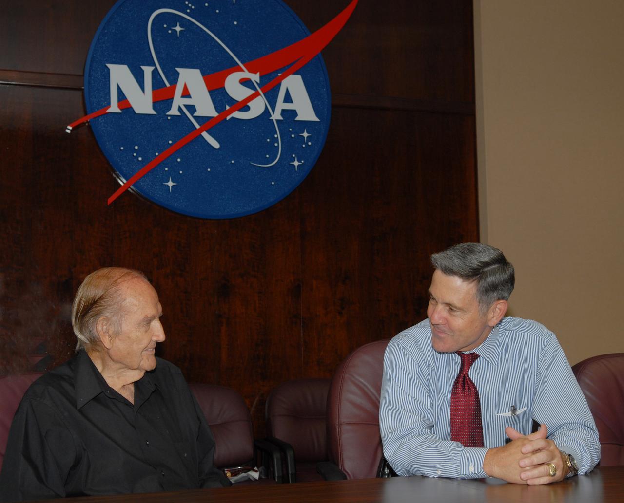 Senator George McGovern Meets CD Bob Cabana