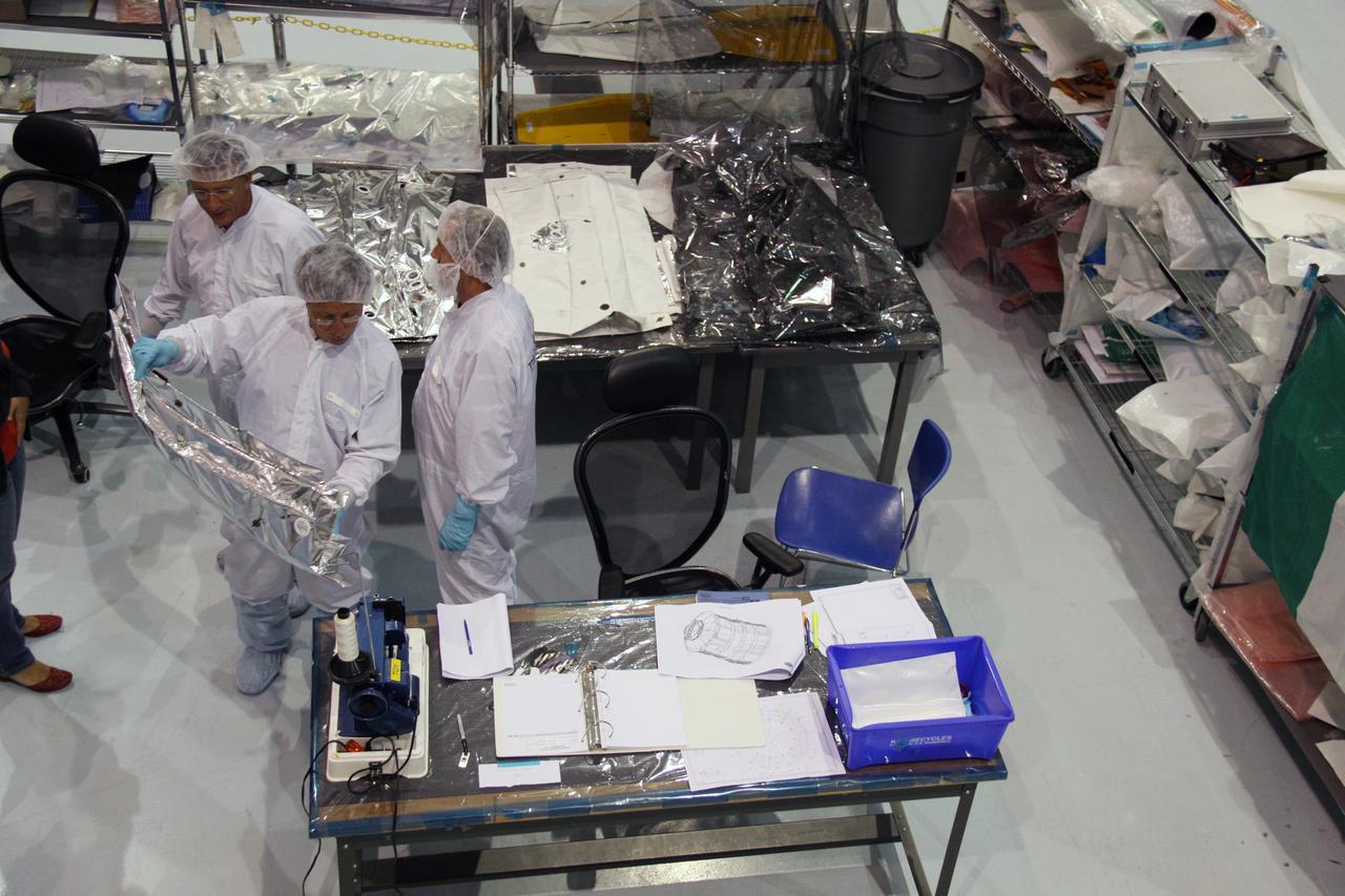 STS-133 MLI and MDPS Installation on PPM