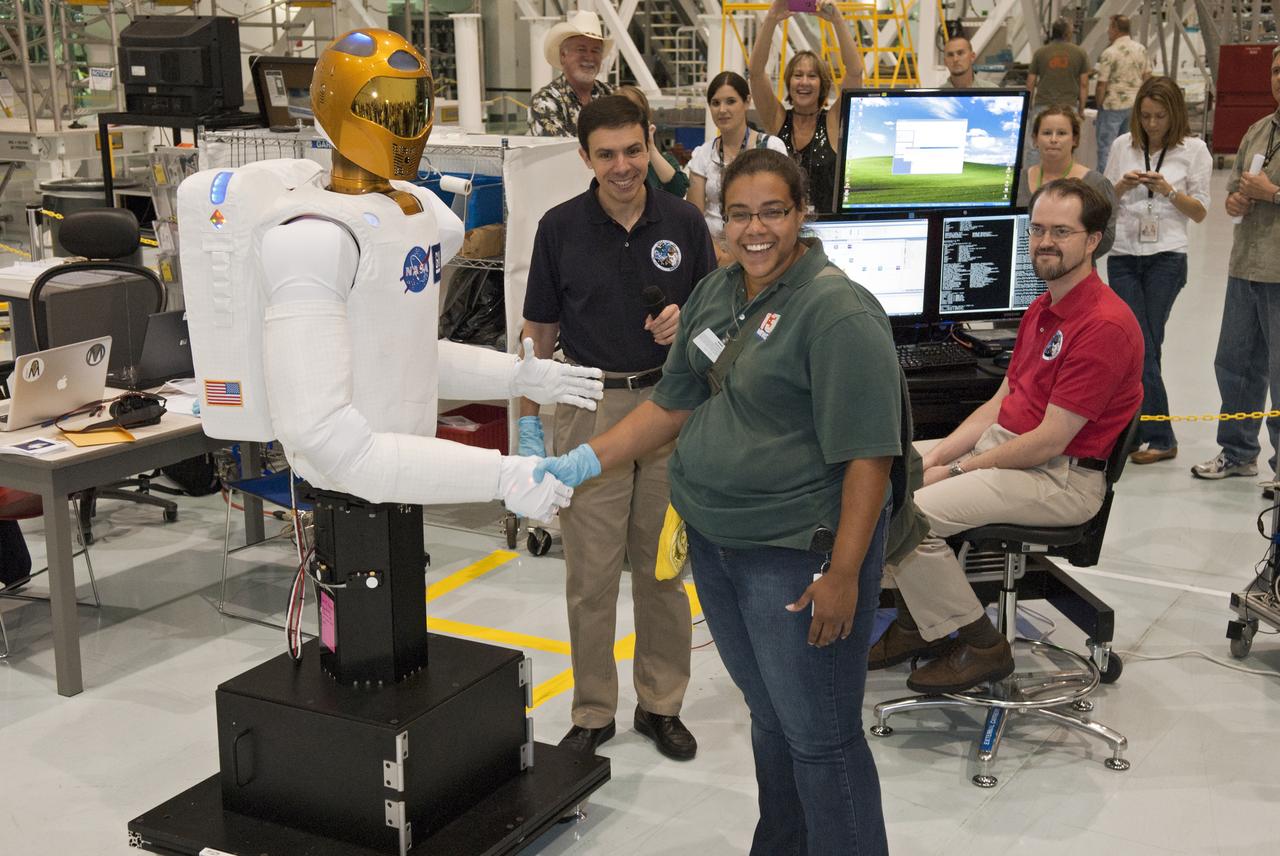 STS-133 R2 ROBONAUT MEDIA EVENT