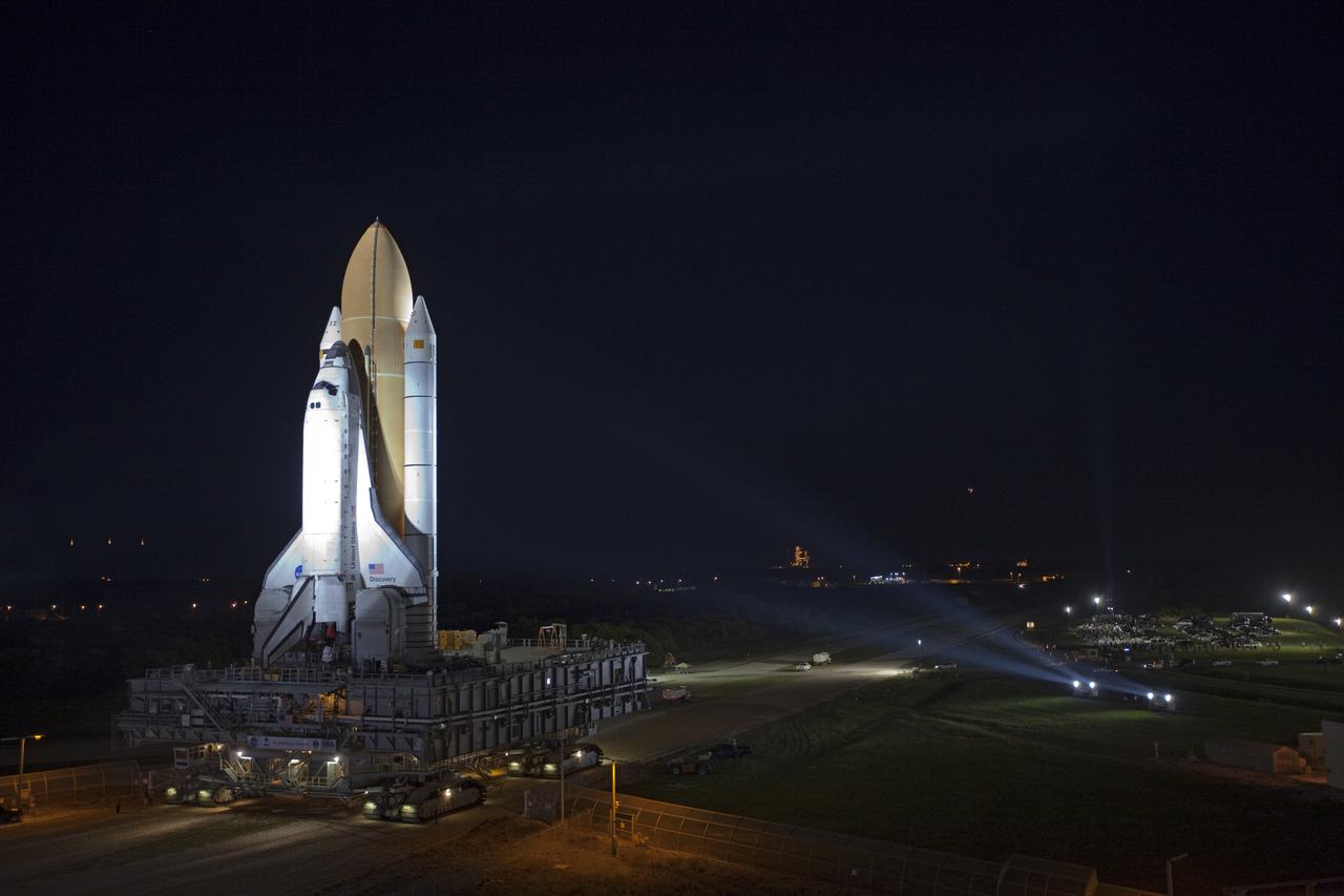 STS-133 Discovery Rollout