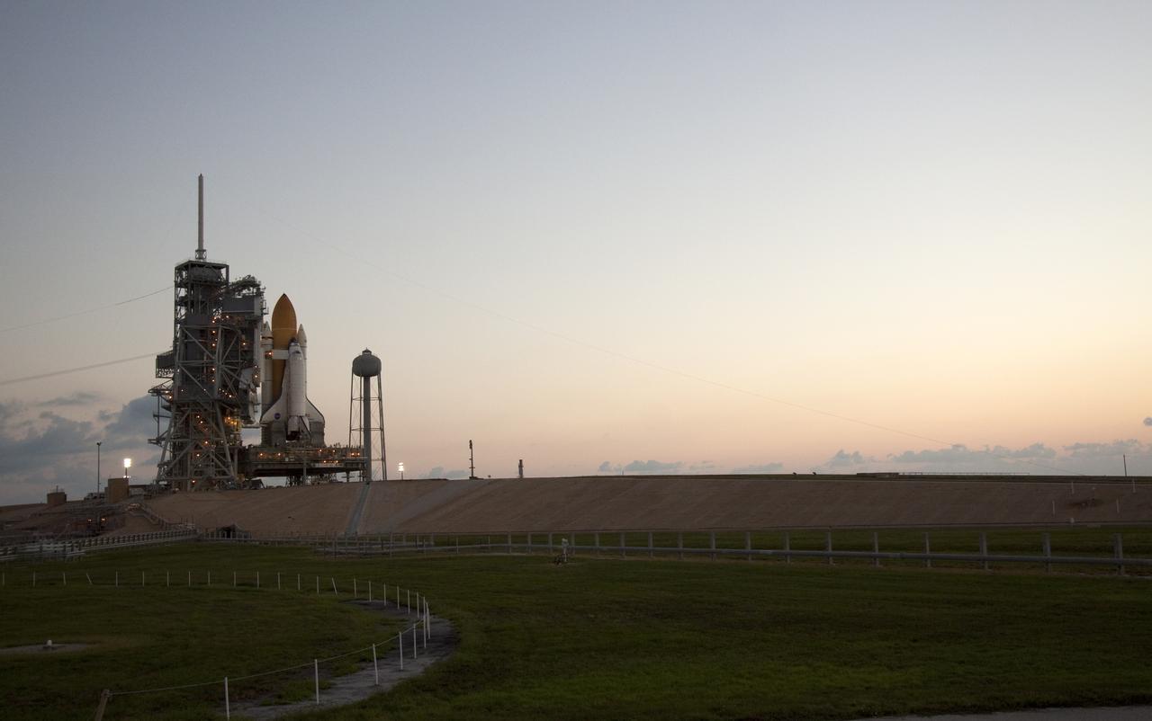 STS-133 DISCOVERY AT PAD 39A - SUNRISE SHOTS