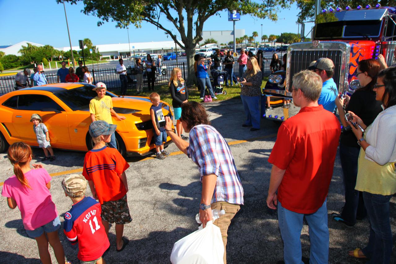 Transformers Cars at VIC During Employee Photo Op
