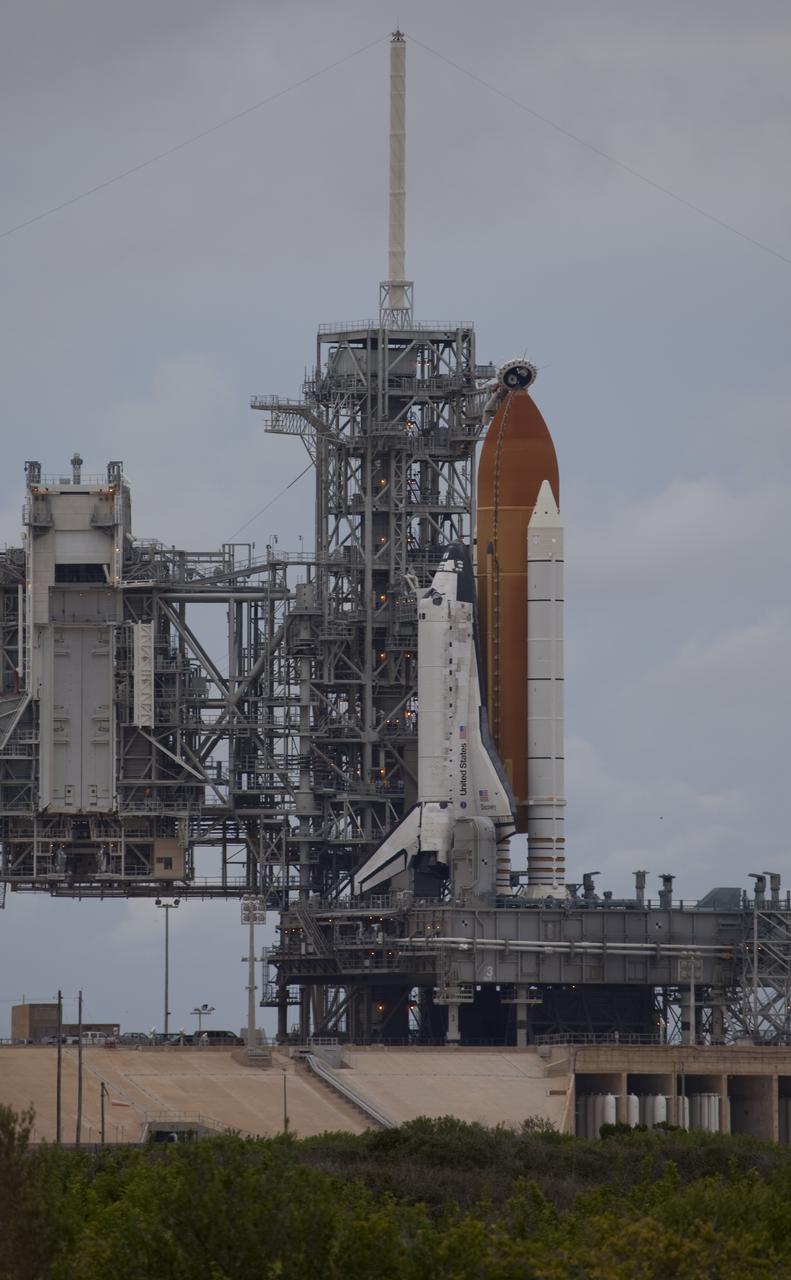 STS-133 DISCOVERY ON PAD 39A & SURROUNDING WILDLIFE - WEATHER SCRUB