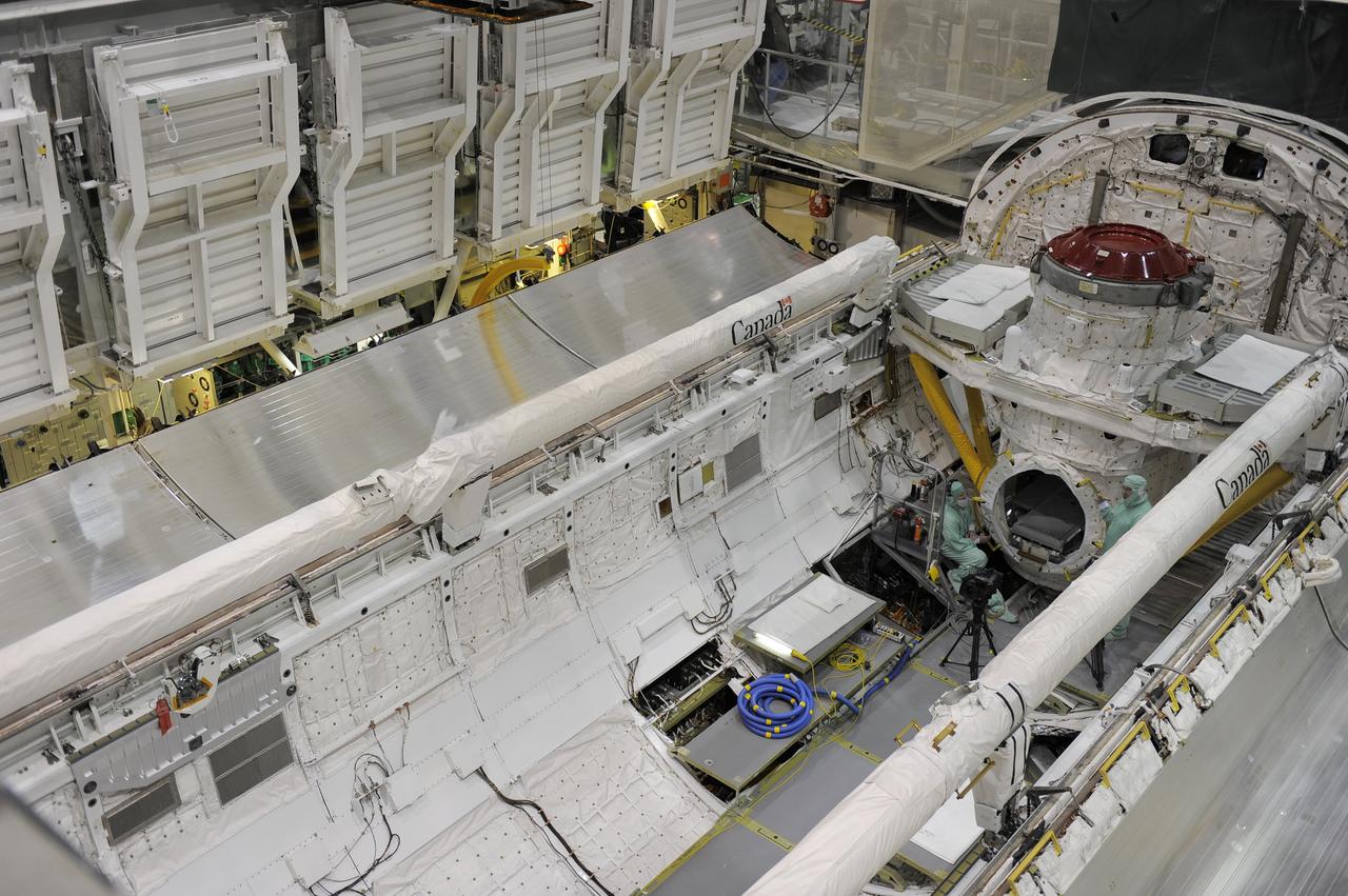 STS-335 Atlantis Payload Bay Door Closure for Holiday