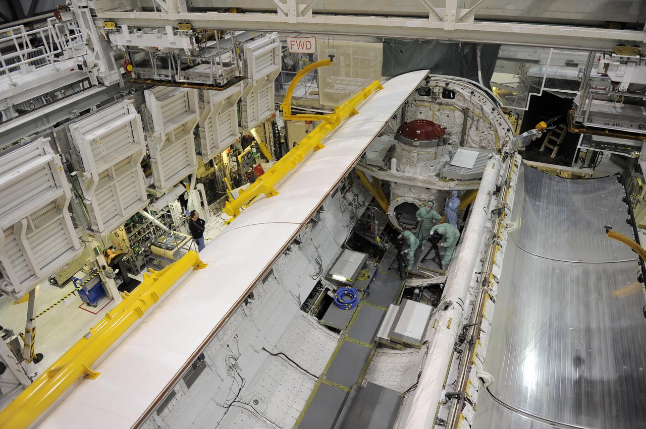 STS-335 Atlantis Payload Bay Door Closure for Holiday