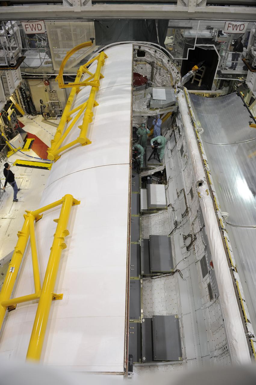 STS-335 Atlantis Payload Bay Door Closure for Holiday