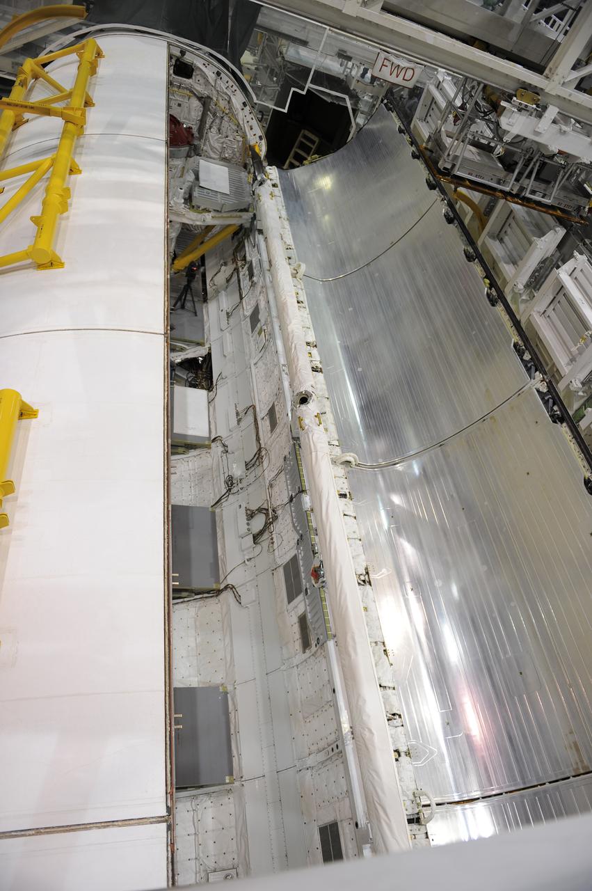 STS-335 Atlantis Payload Bay Door Closure for Holiday