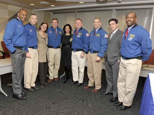 NASA image: White House Fellows meet with STS-129 Crew