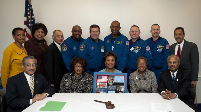 NASA image: Congressional Black Caucus meets with NASA