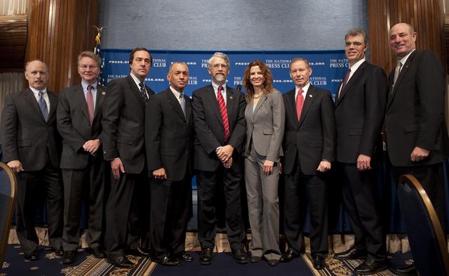 NASA image: Commercial Human Spaceflight Press Conference
