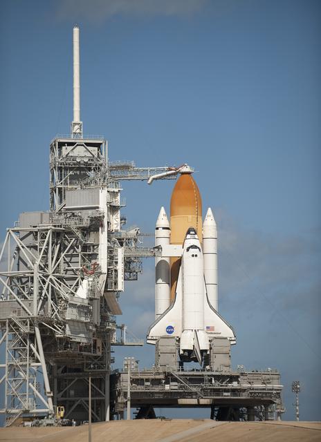 NASA image: Space Shuttle Endeavour on Launch Pad
