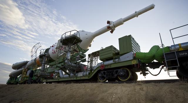 NASA image: Expedition 25 Soyuz Rollout