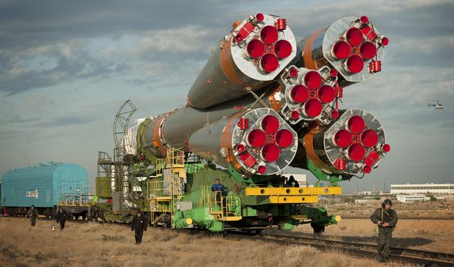 NASA image: Expedition 25 Soyuz Rollout