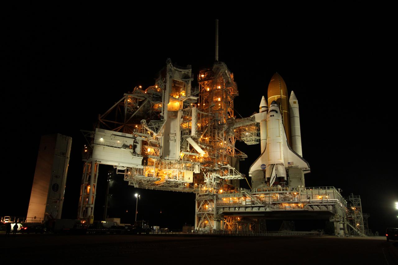 STS-134 Payload Canister Move from Press Site to Pad 39A