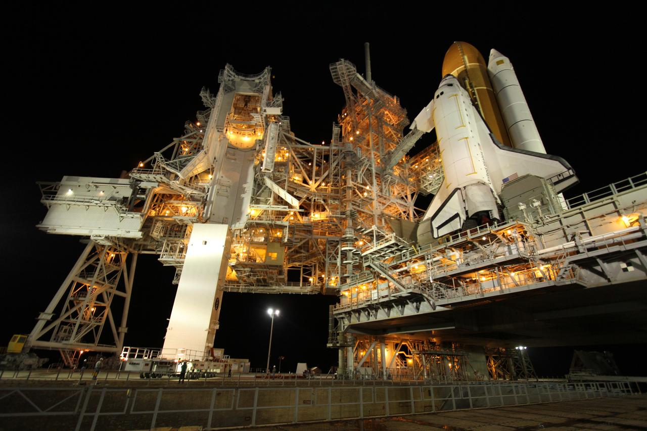 STS-134 Payload Canister Move from Press Site to Pad 39A
