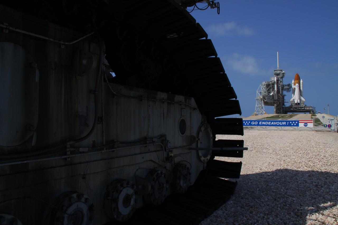 STS-134 Endeavour Sitting on Launch Pad 39A
