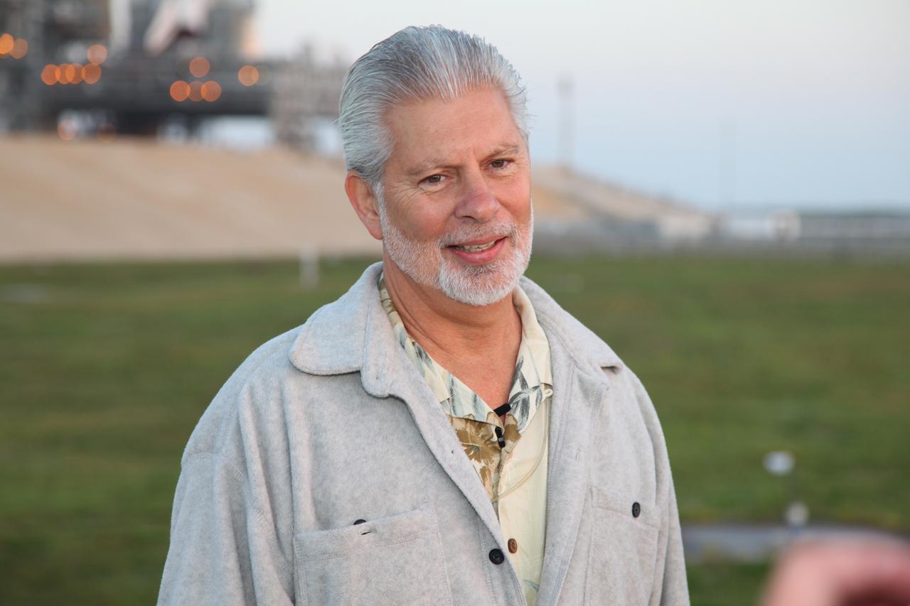STS-134 Payload Media Event at Pad 39A