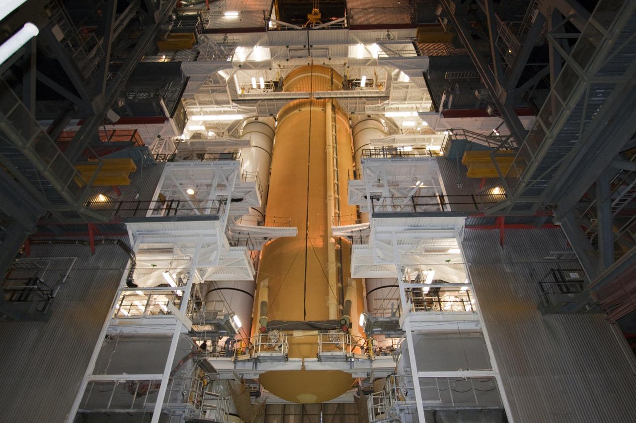 STS-135 ET-138 External Tank Mated to SRB's