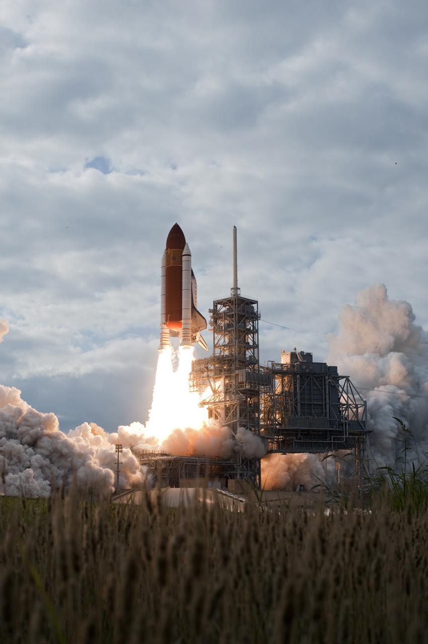 The Space Shuttle Endeavour blasts off from pad 39A at 8:56 am EDT.  This is the final flight for Endeavour.