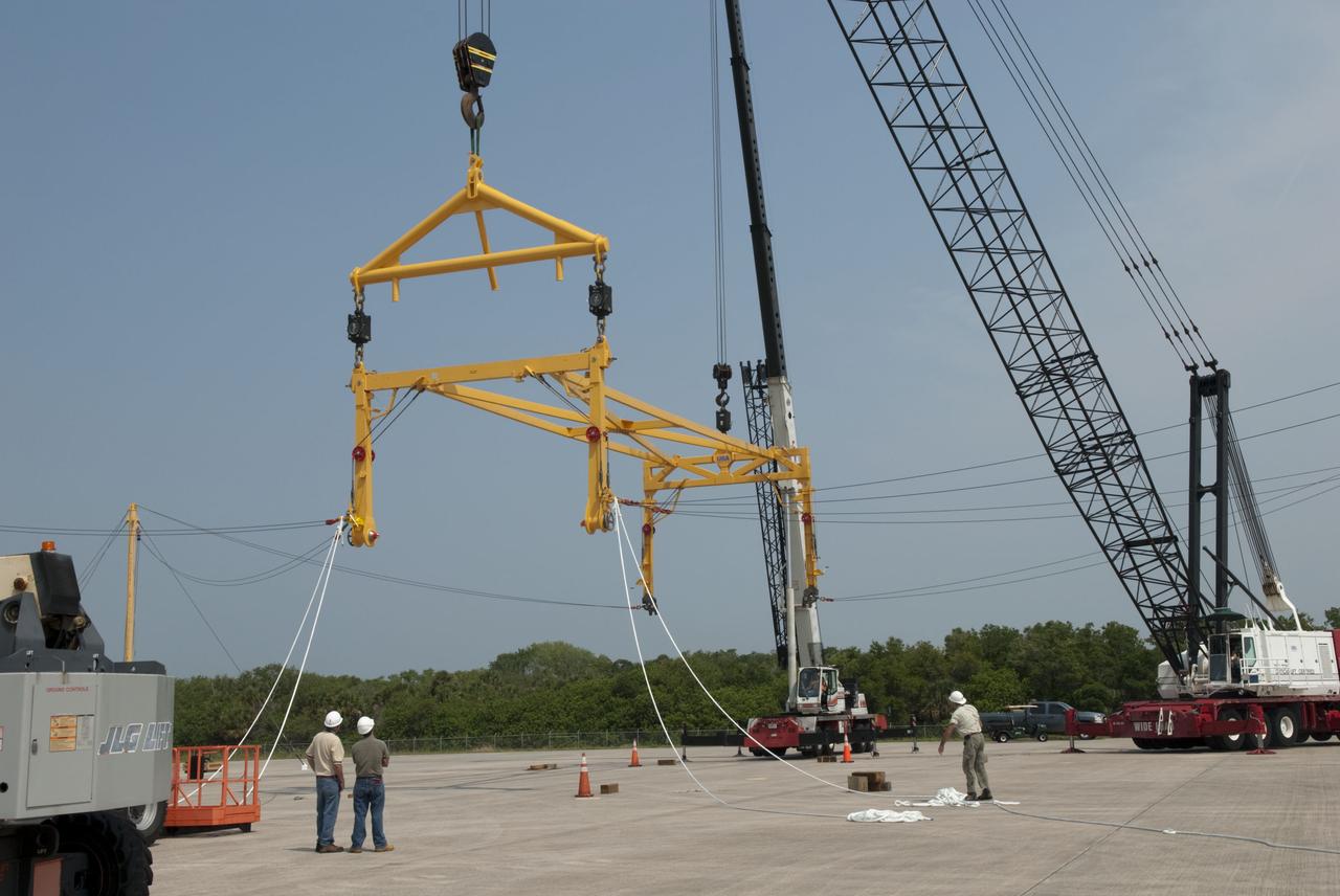 Shuttle T&R Offload Wind Restraint System Test