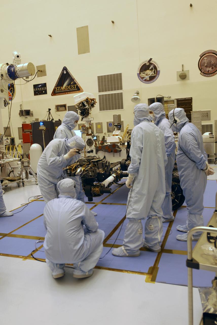 MSL Rover Arm Stowage