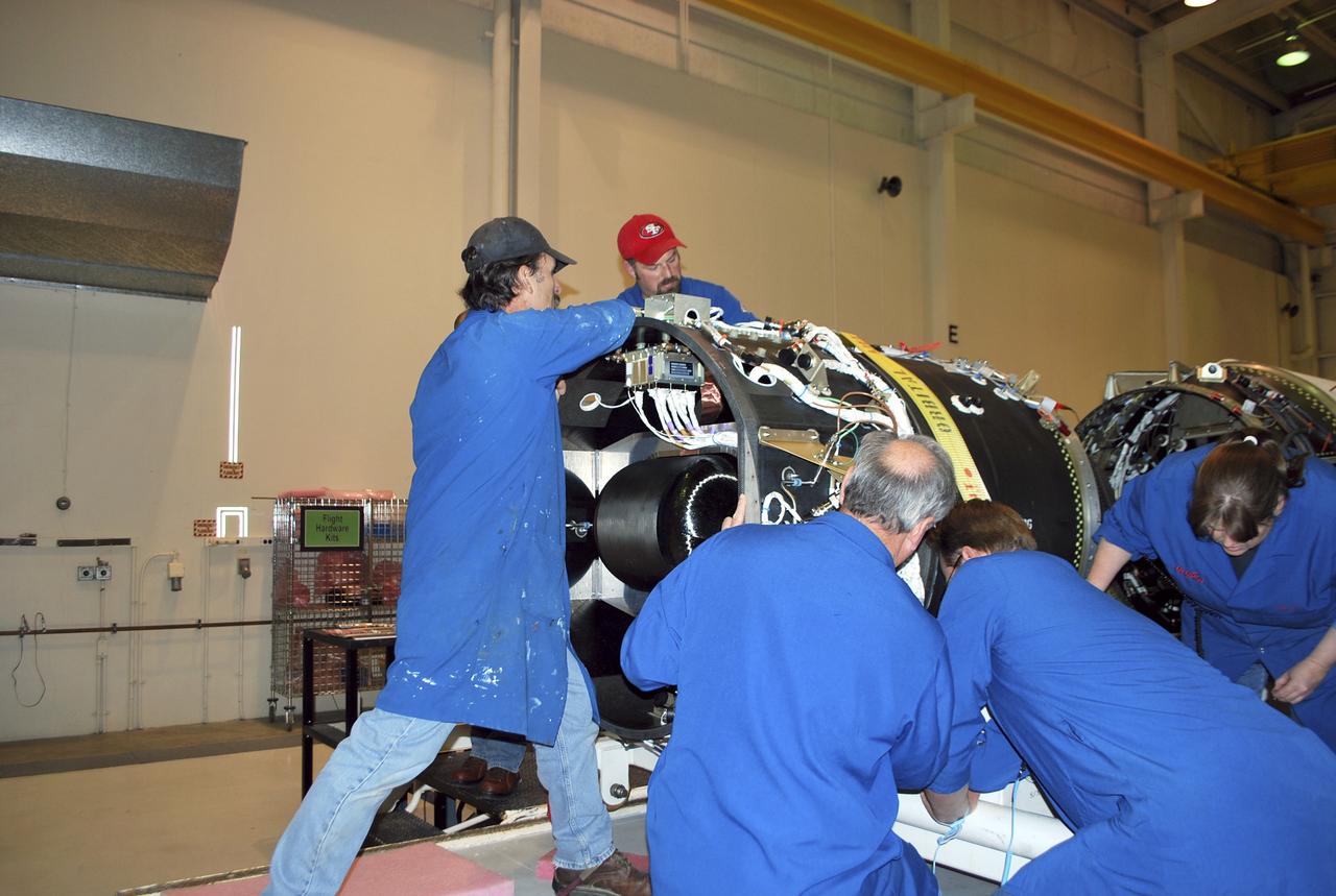 Pegasus/Nustar, Avionics Shelf Installation