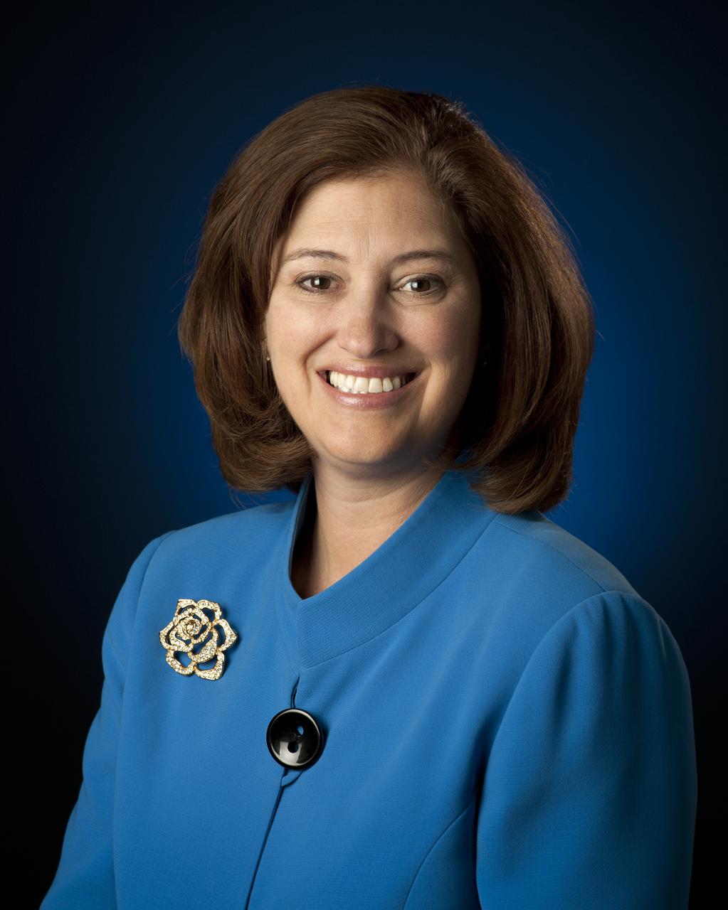 Official portrait, Laurie Leshin, NASA Headquarters, Thursday Jan. 6, 2011 in Washington.  Photo Credit: (NASA/Bill Ingalls)