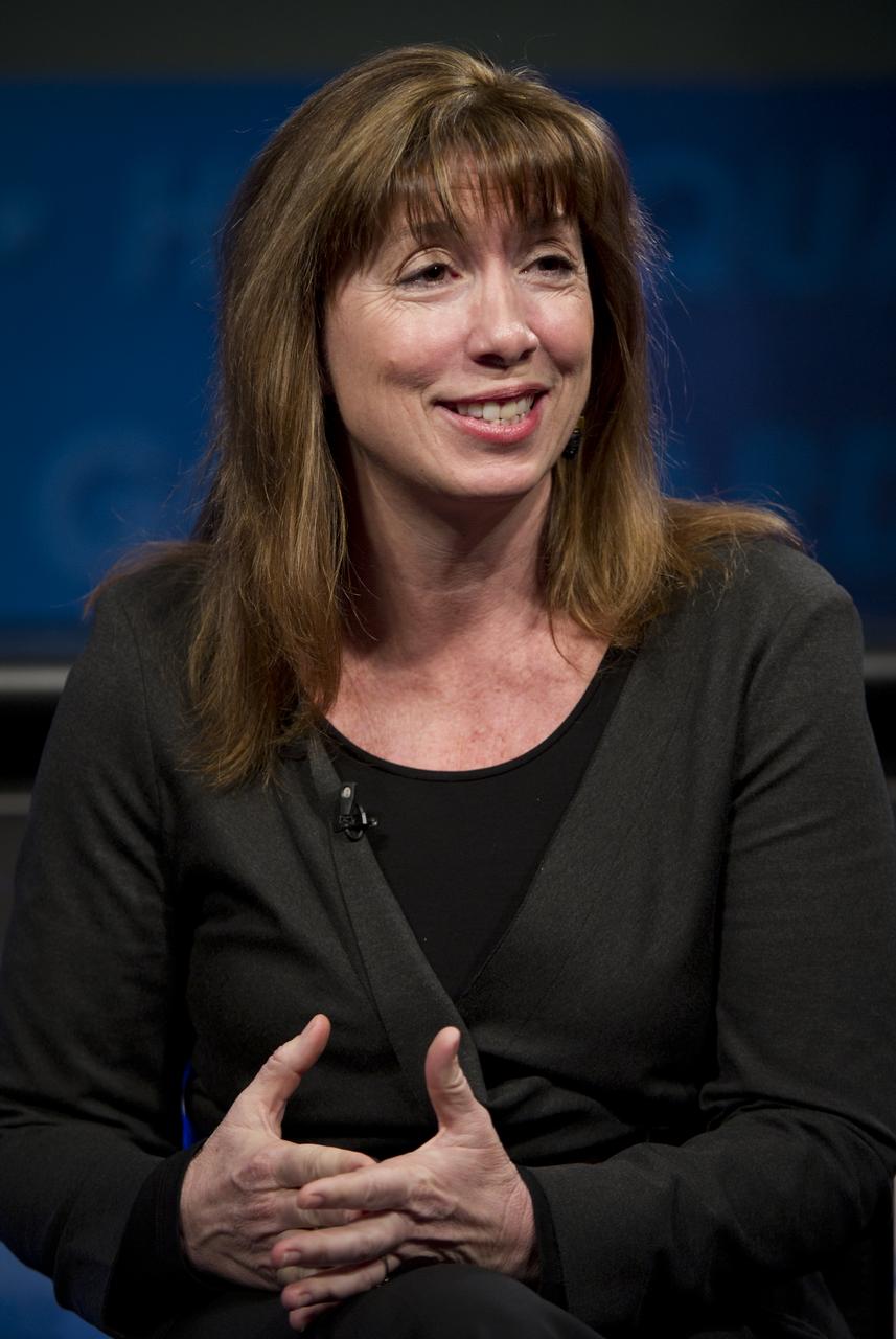 NASA Deputy Administrator Lori Garver answers questions during a NASA Update on, Tuesday, Feb. 15, 2011, at NASA Headquarters in Washington. Garver and NASA Administrator Charles Bolden took the time discuss the agency’s fiscal year 2012 budget request and to take questions from employees. Photo Credit: (NASA/Bill Ingalls)