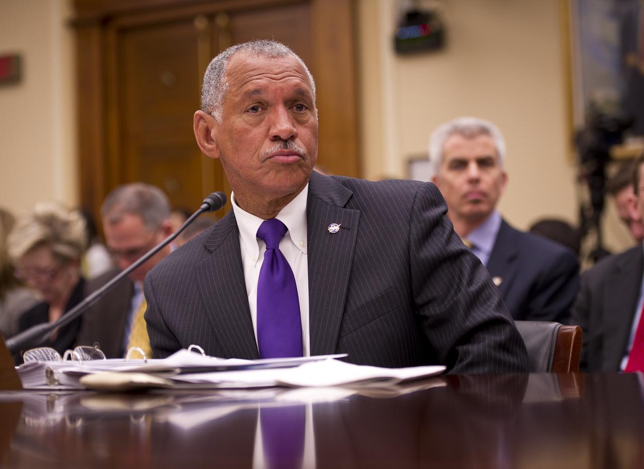 NASA Administrator Charles Bolden, testifies during a House Committee on Science, Space, and Technology budget hearing, Wednesday, March 2, 2011 in the Rayburn House Office Building on Capitol Hill in Washington.  Photo Credit: (NASA/Bill Ingalls)