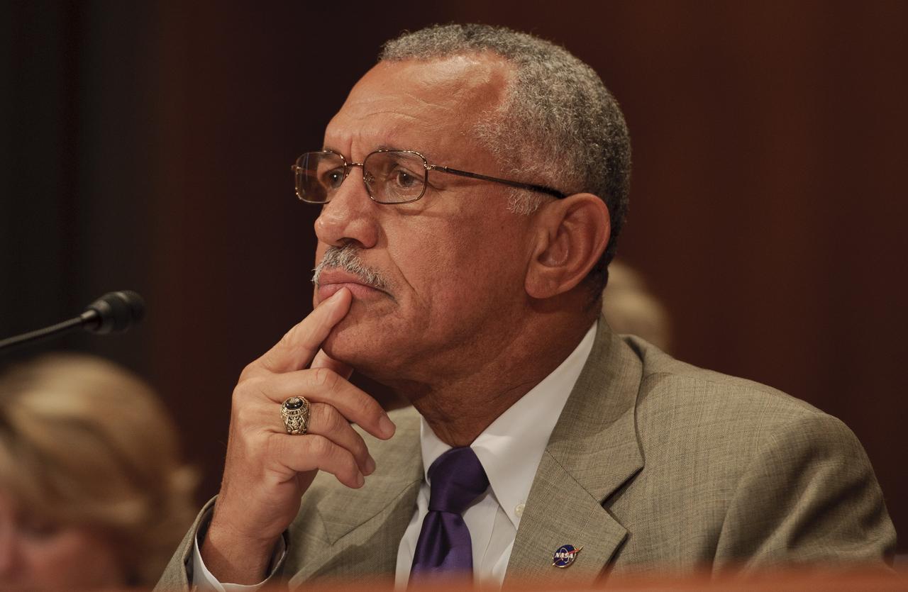 NASA Administrator Charles Bolden is seen prior to his testimony in front of the Senate Appropriations Committee, Monday, April 11, 2011, at the Dirksen Senate Office Building on Capitol Hill in Washington. Photo Credit: (NASA/Paul E. Alers)