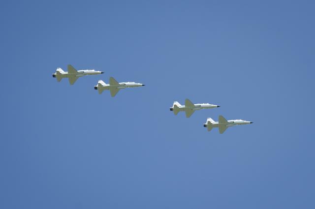 NASA image: STS-134 Crew Arrival