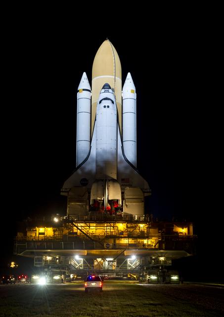 Atlantis STS-135 Rollout