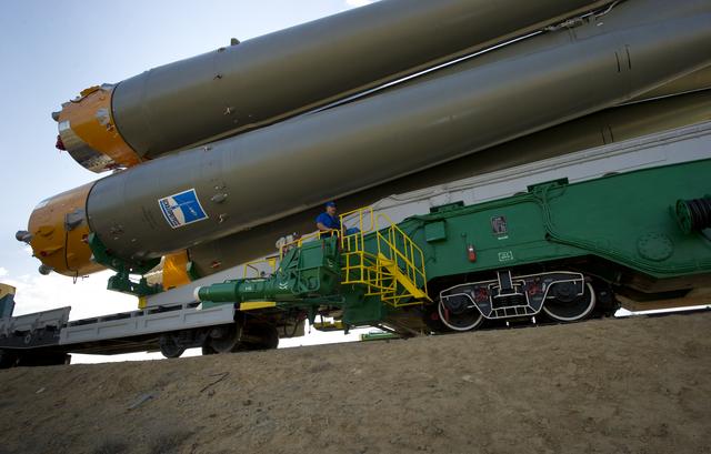 NASA image: Expedition 28 Soyuz Rollout