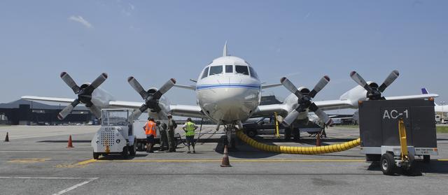 NASA image: DISCOVER AQ Research Plane Arrives