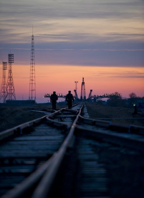 NASA image: Expedition 29 Soyuz Rollout