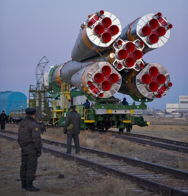 NASA image: Expedition 29 Soyuz Rollout