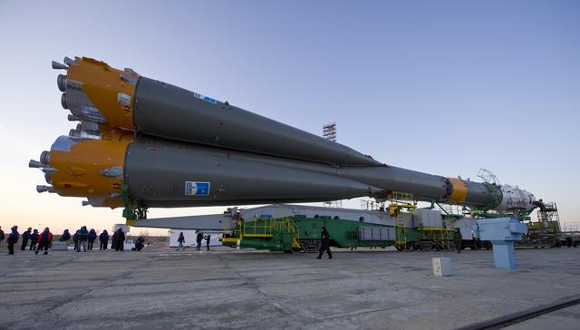 NASA image: Expedition 29 Soyuz Rollout