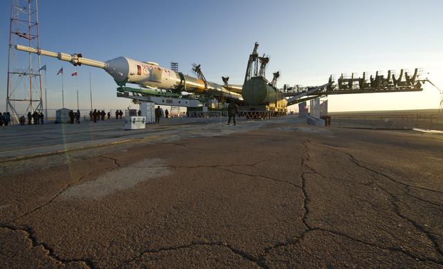 NASA image: Expedition 29 Soyuz Rollout