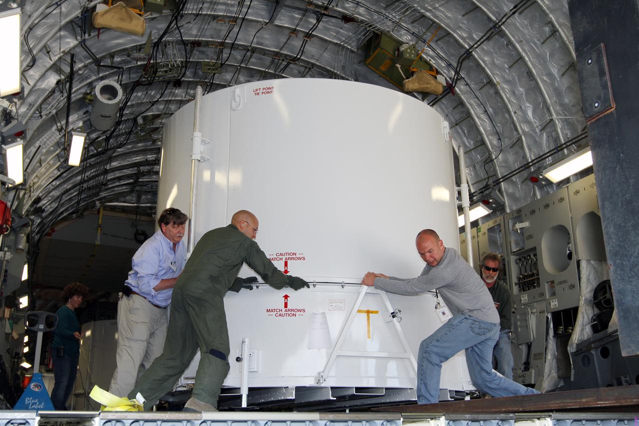 RBSP - Radiation Belt Storm Probe Arrival and Offload