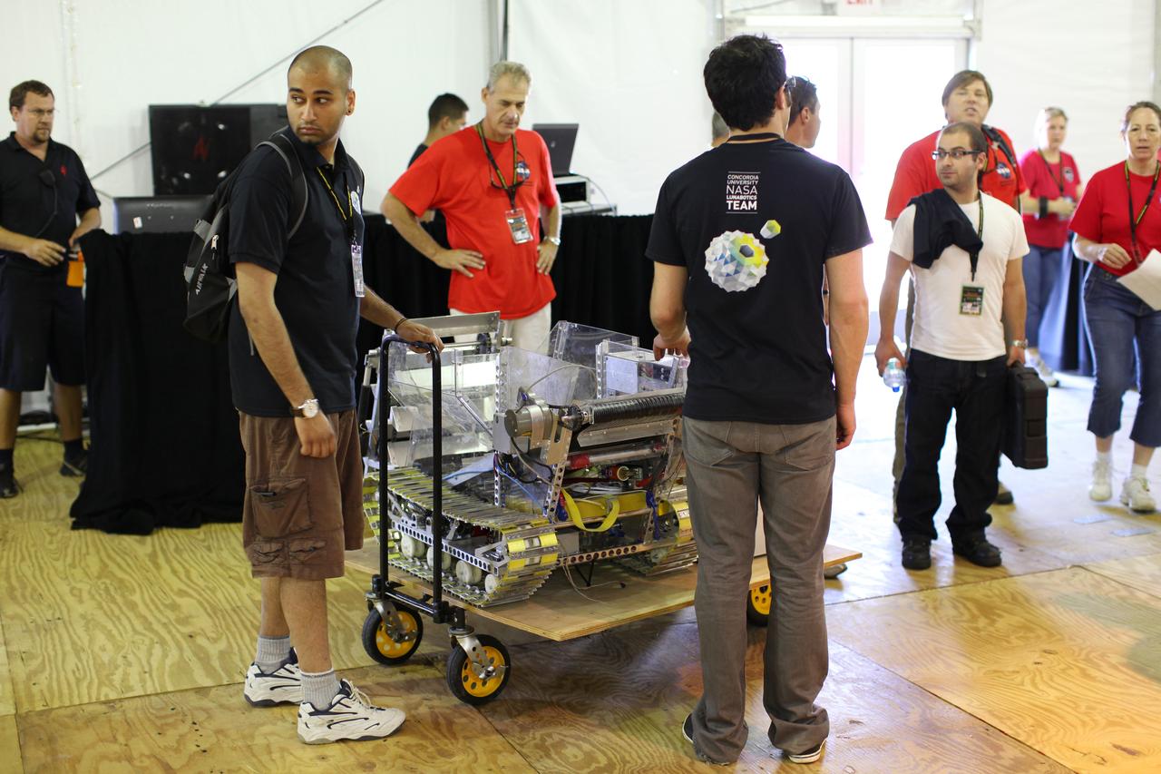 Lunabotics Practice Session