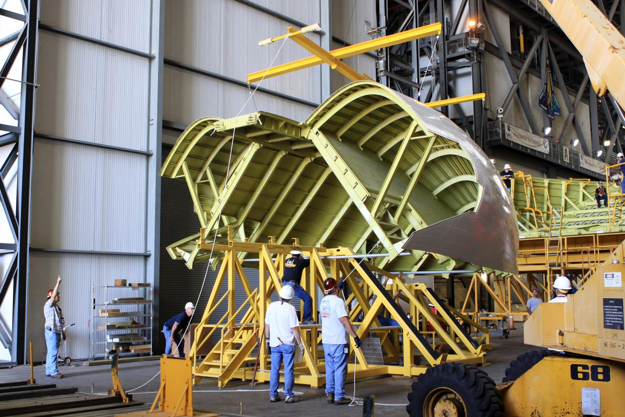 T&R Endeavour, Final Buildup of Tail Cover for Ferry Flight
