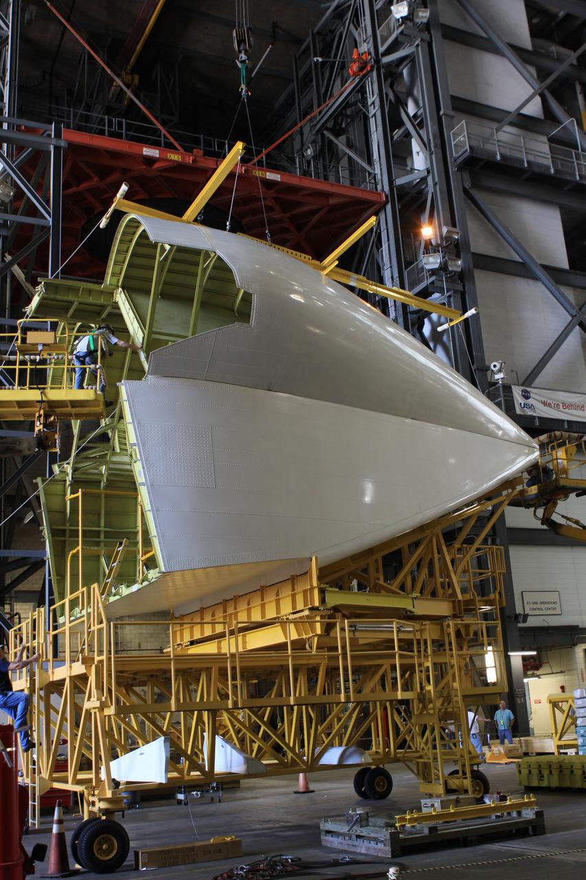 T&R Endeavour, Final Buildup of Tail Cover for Ferry Flight