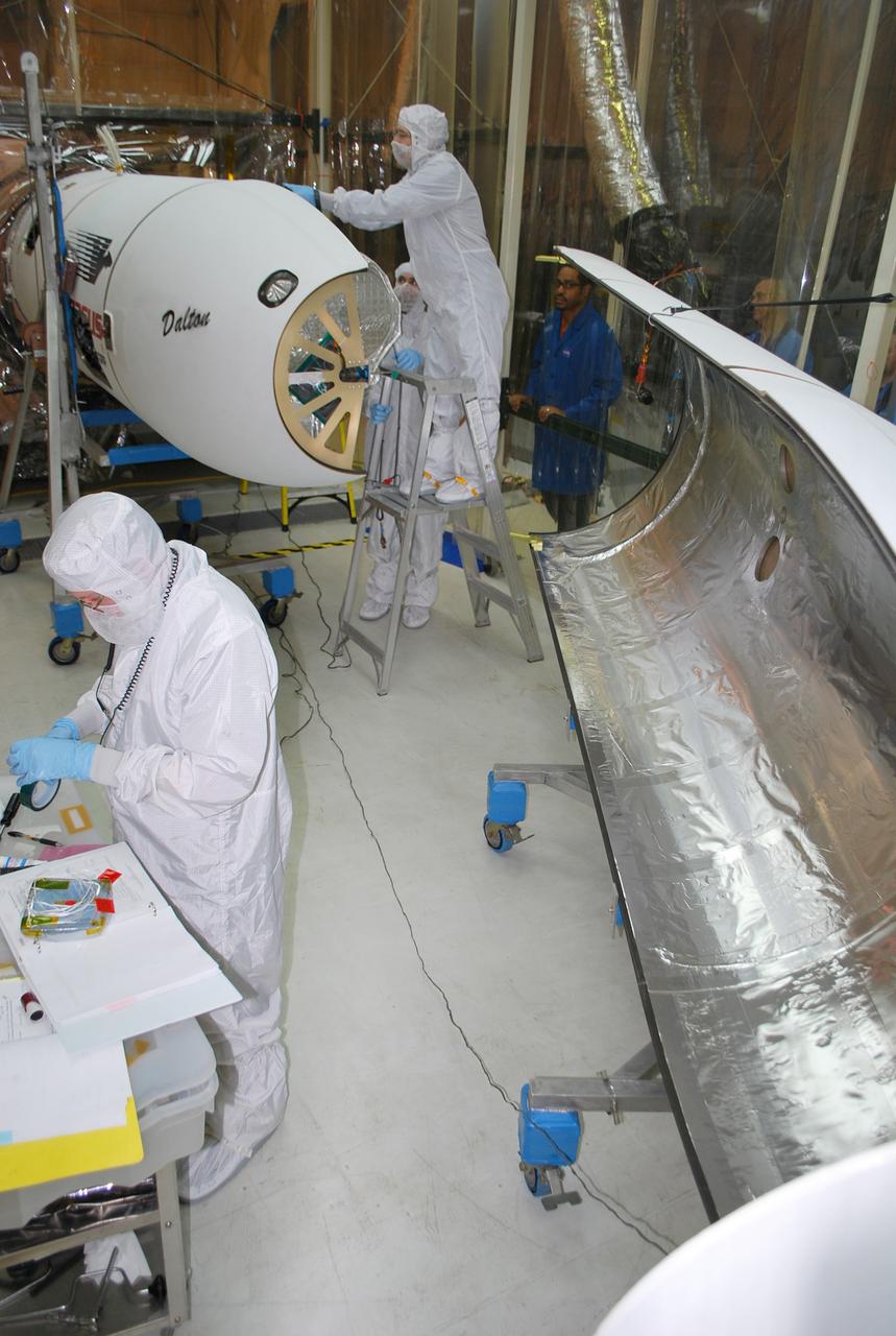 NUSTAR/Pegasus Fairing Installation