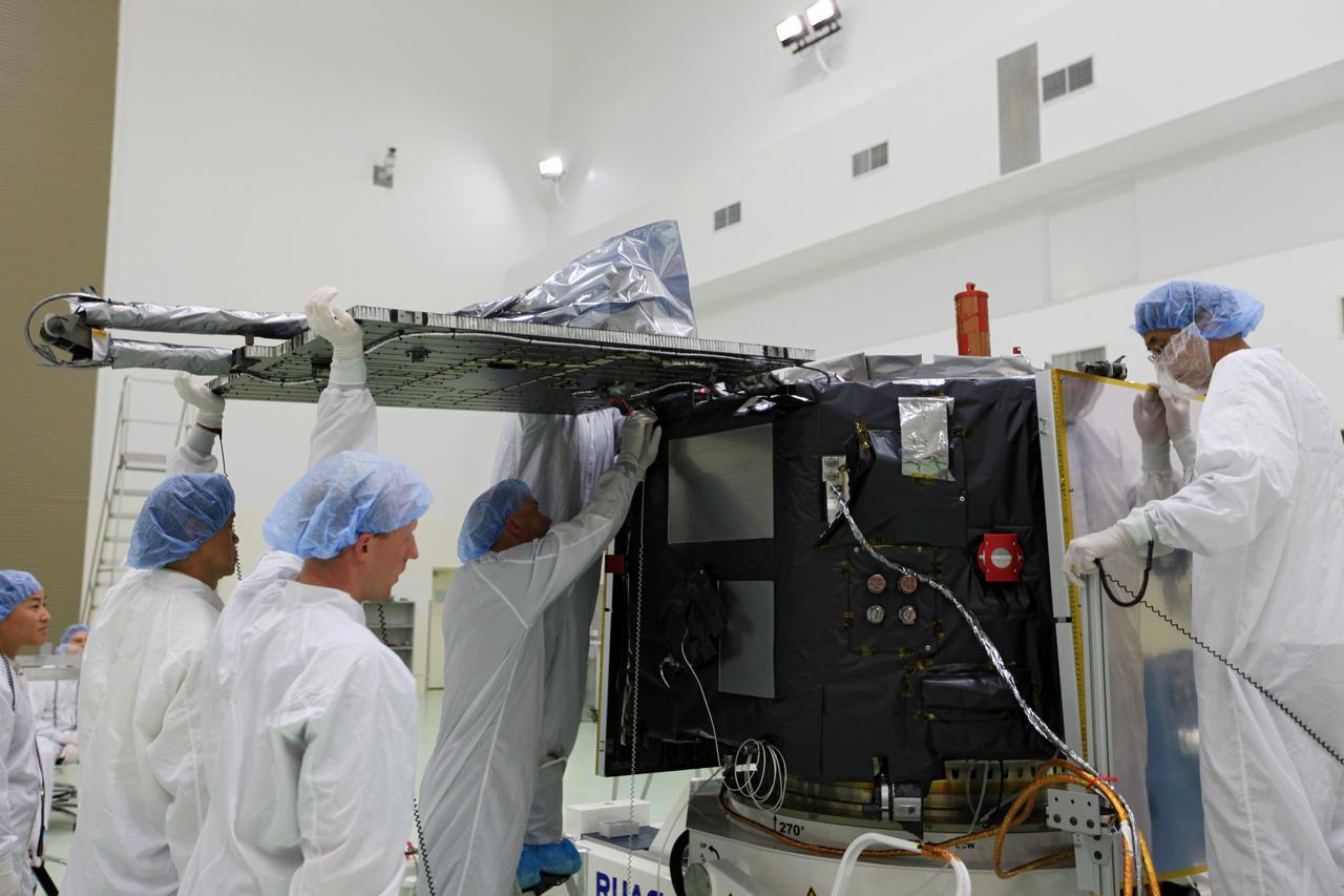 RBSP - Spacecraft Probe B Solar Array Attachment