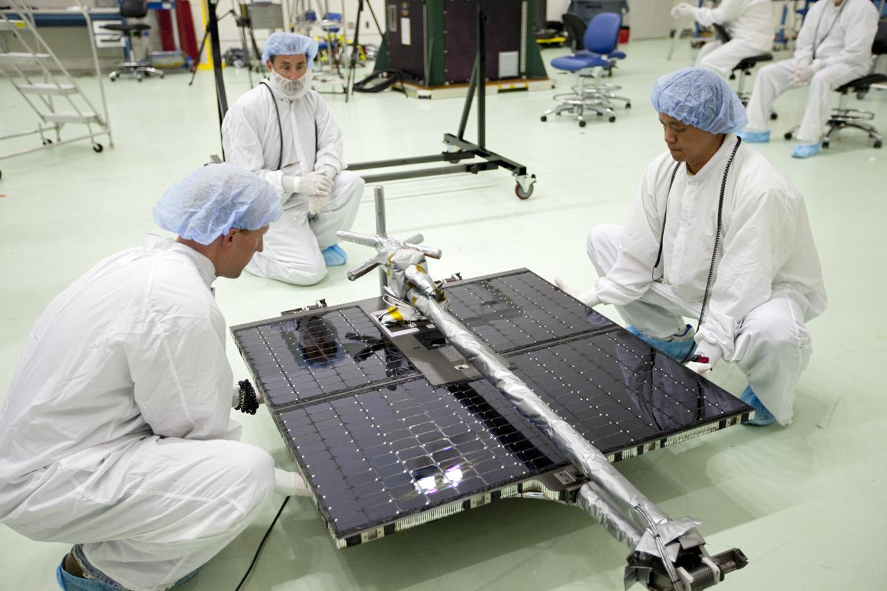 RBSP - Spacecraft Probe B Solar Array Attachment