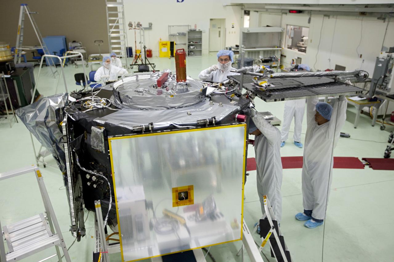 RBSP - Spacecraft Probe B Solar Array Attachment