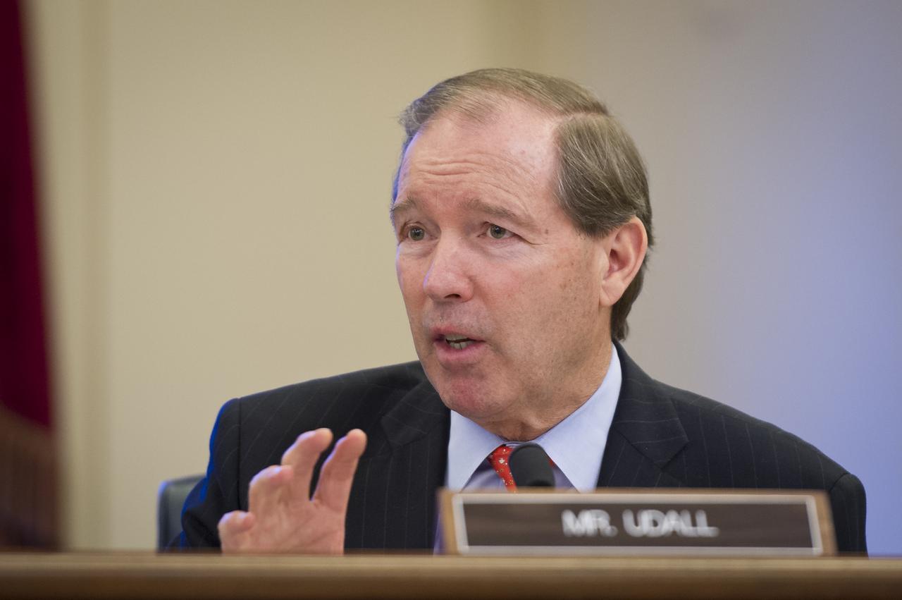 U.S. Senator Tom Udall, D-N.M., questions NASA Administrator Charles Bolden during a U.S. Senate Committee on Commerce, Science, and Transportation hearing on Wednesday, March 7, 2012 in Washington.  Photo Credit: (NASA/Bill Ingalls)