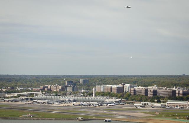 NASA image: T-38 Aircraft Fly Over Washington