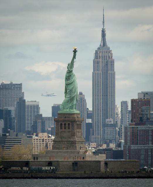 NASA image: Shuttle Enterprise Flight To New York