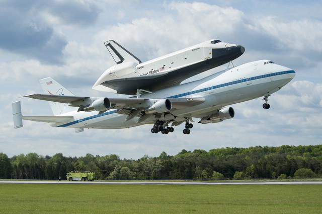 NASA image: Shuttle Enterprise Flight To New York